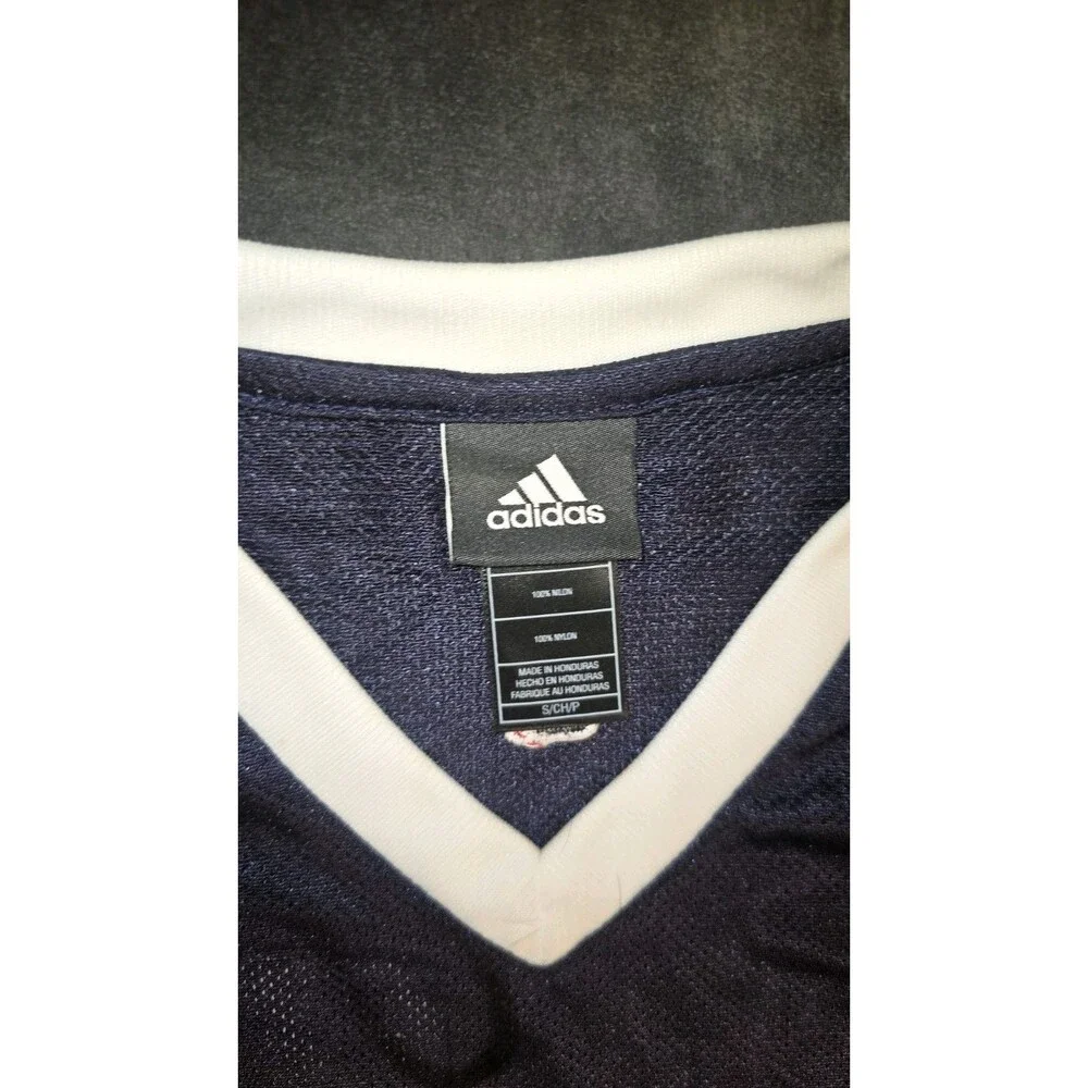 Adidas Lebron James Cavaliers Navy and White NBA Basketball Jersey Mens S #23